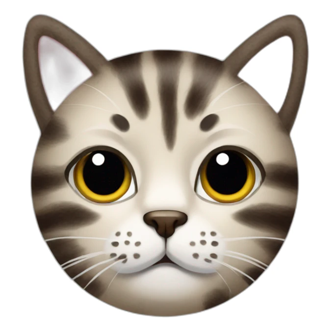 Coffee cozy cat sticker