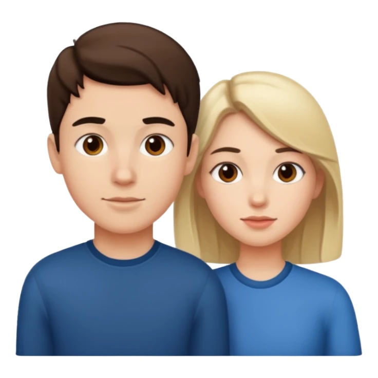 American boy Canadian girl  sticker