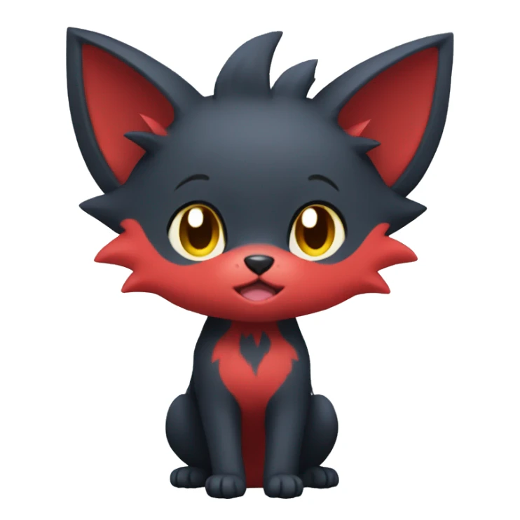 Litten-Zorua full body sticker