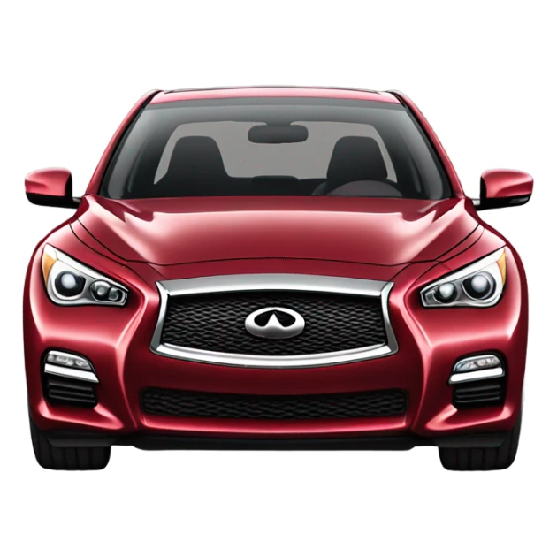 Red infiniti Q50 sticker