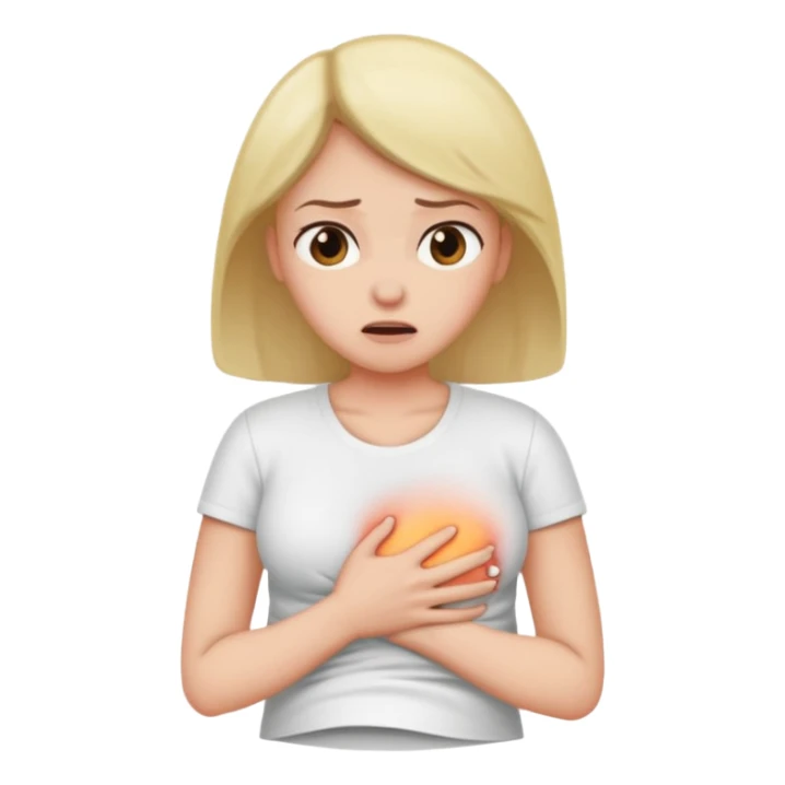 FEMME AVEC DOULEUR AU VENTRE sticker