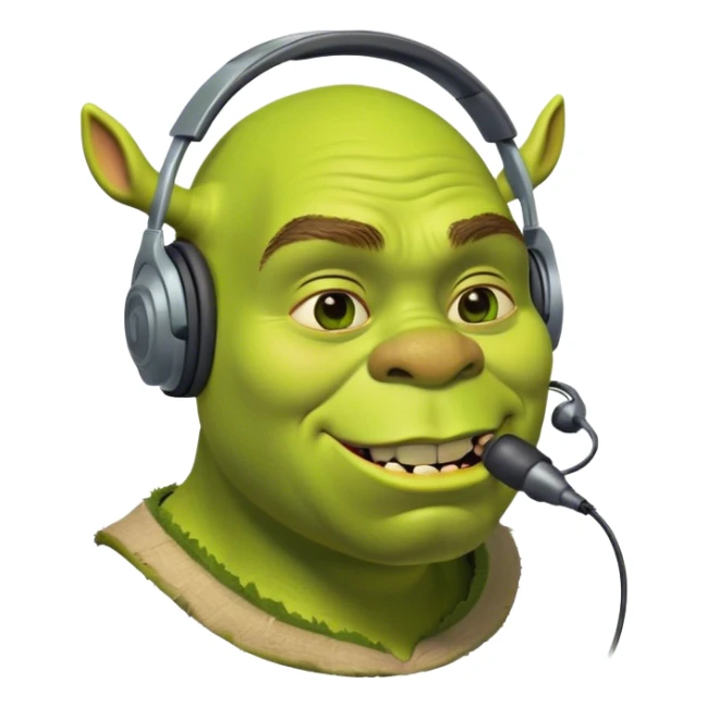 shrek who eat but make him mlg sticker