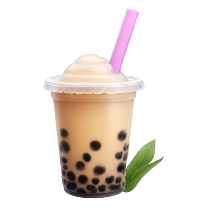 Bubble tea sticker
