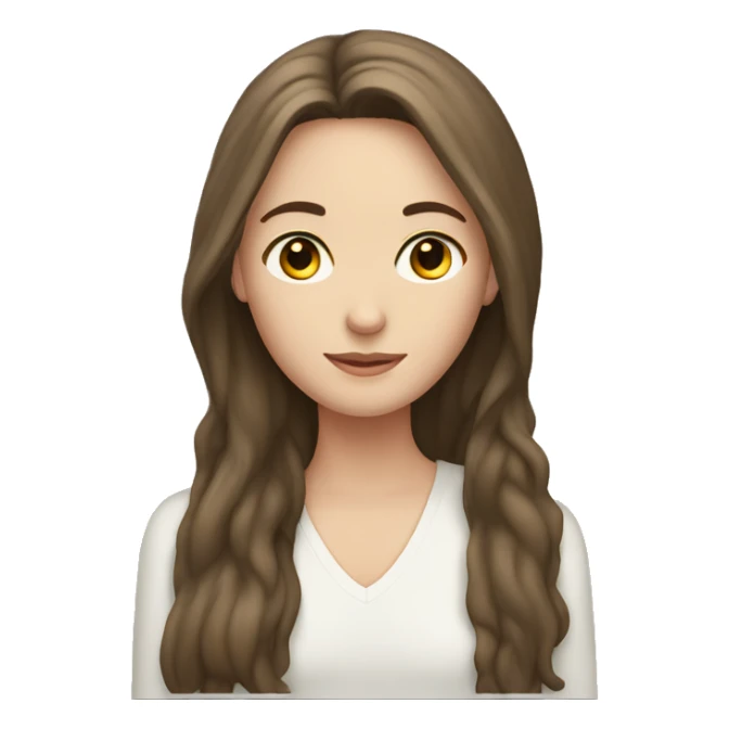 Pale brunette girl with tan husband  sticker