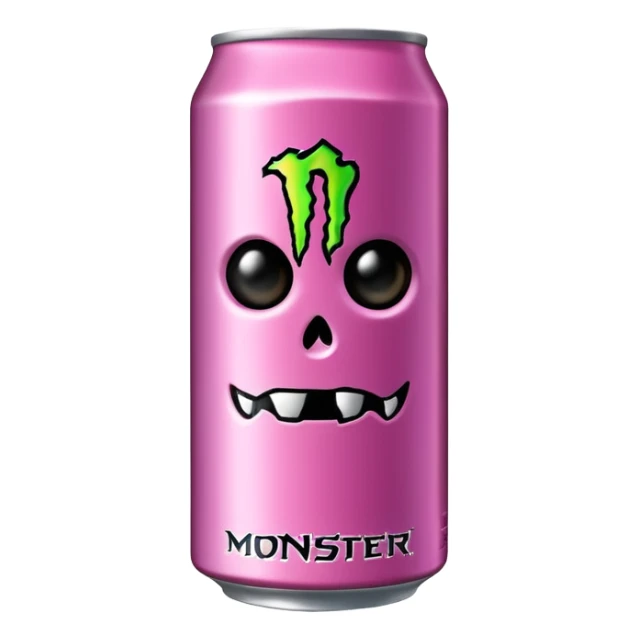 Normal can of monster energy drink nothing else no extra details needed just the real monster can  make it pink  sticker