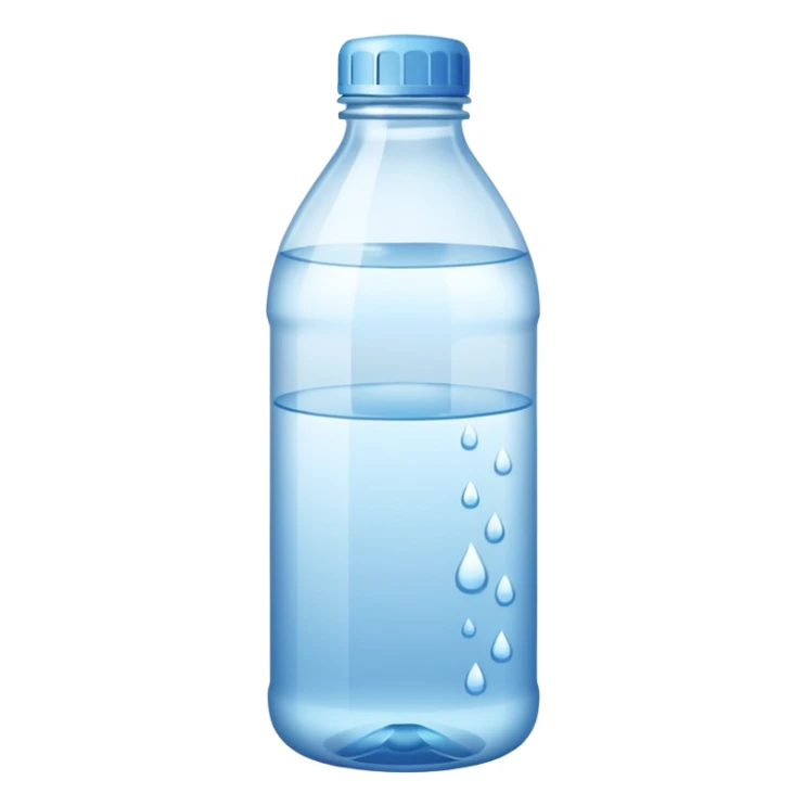bottle of water sticker