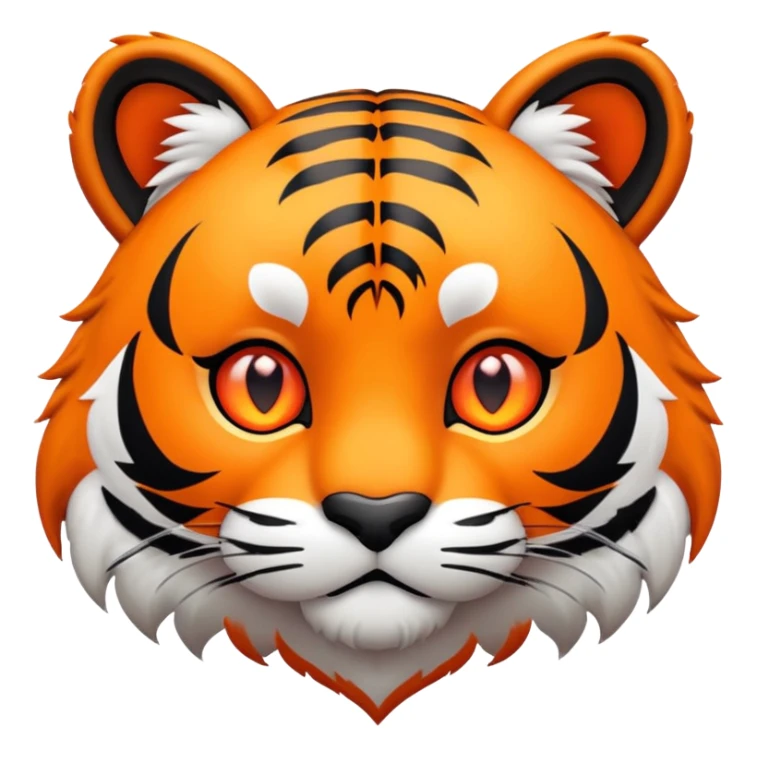 love-struck tiger face with heart eyes for Twitch emote sticker