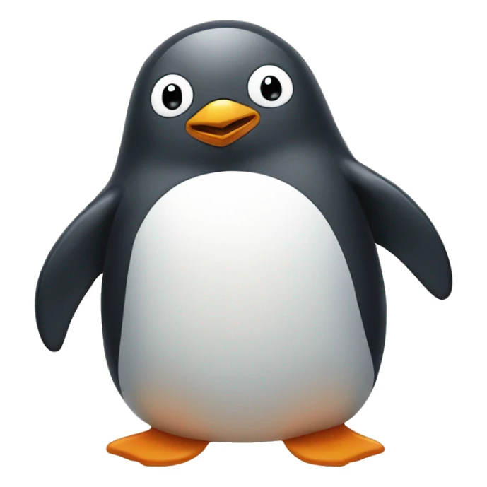 cool penguin hanging out with his friend who is a seal sticker