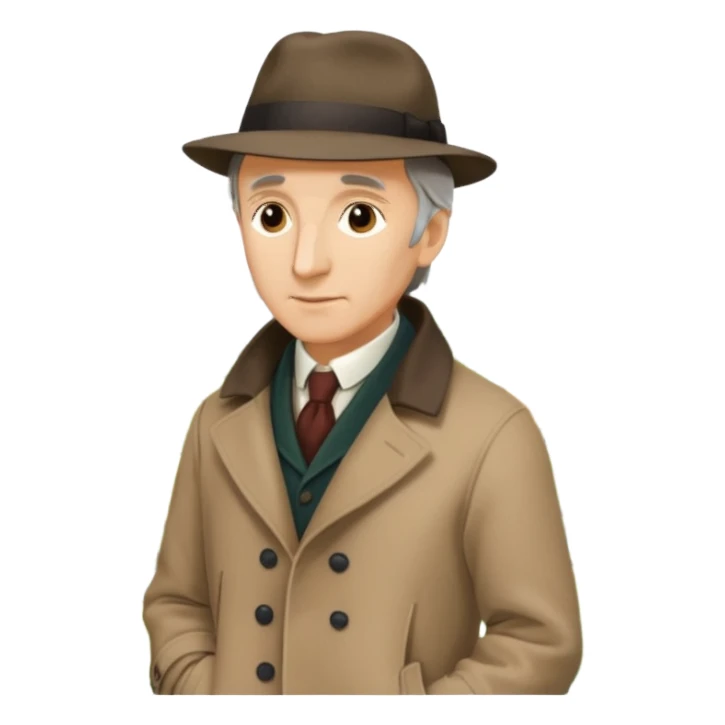 Wliiam wordsworth walking in the countryside sticker