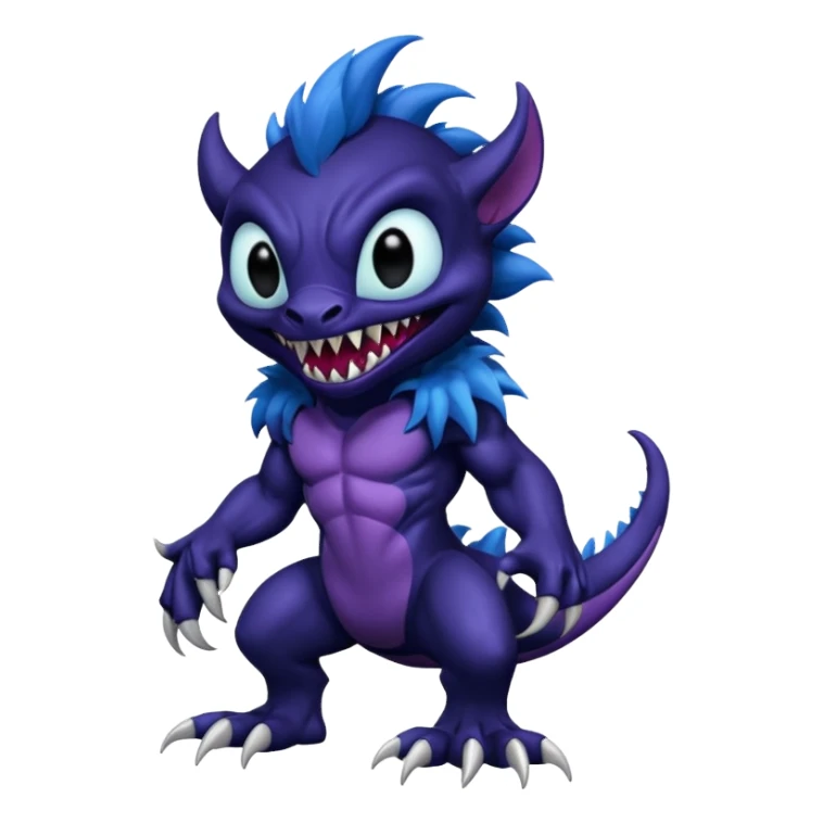 Venom-Stitch-Fakémon-hybrid-creature (full body)  sticker