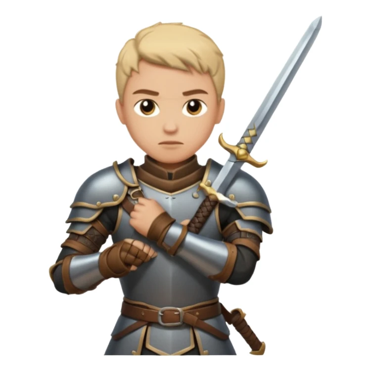 forgive by placing a sword on enemies shoulder sticker