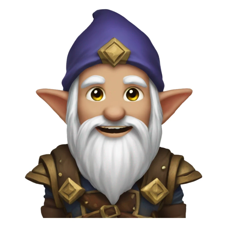 world of warcraft gnome happy sticker