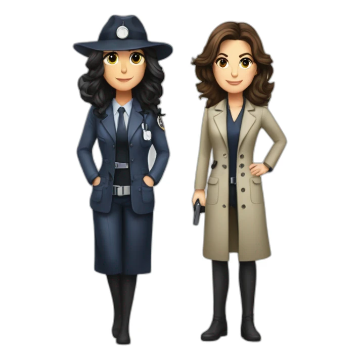 Detective Jane Rizzoli and Doctor Maura Isles sticker