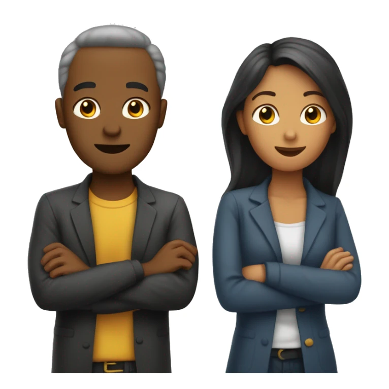 deux personnes se serrent la main sticker