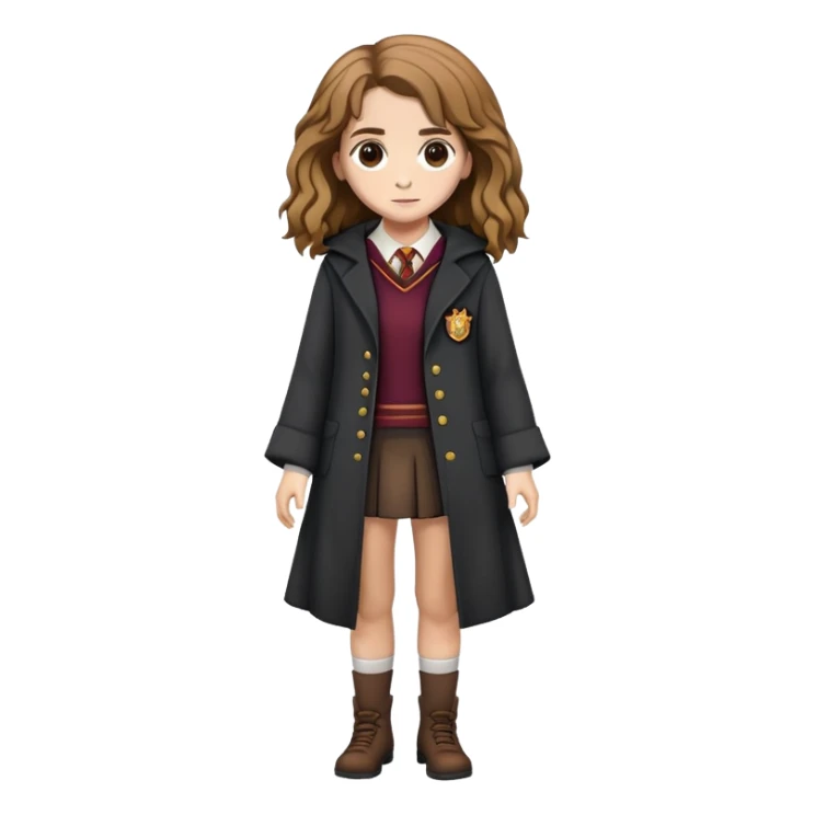 Hermione Granger full-body, cute stye sticker