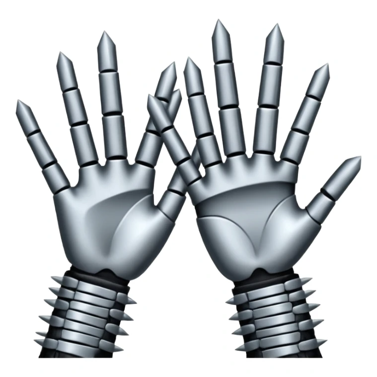 edward scissorhands but just his hands  sticker