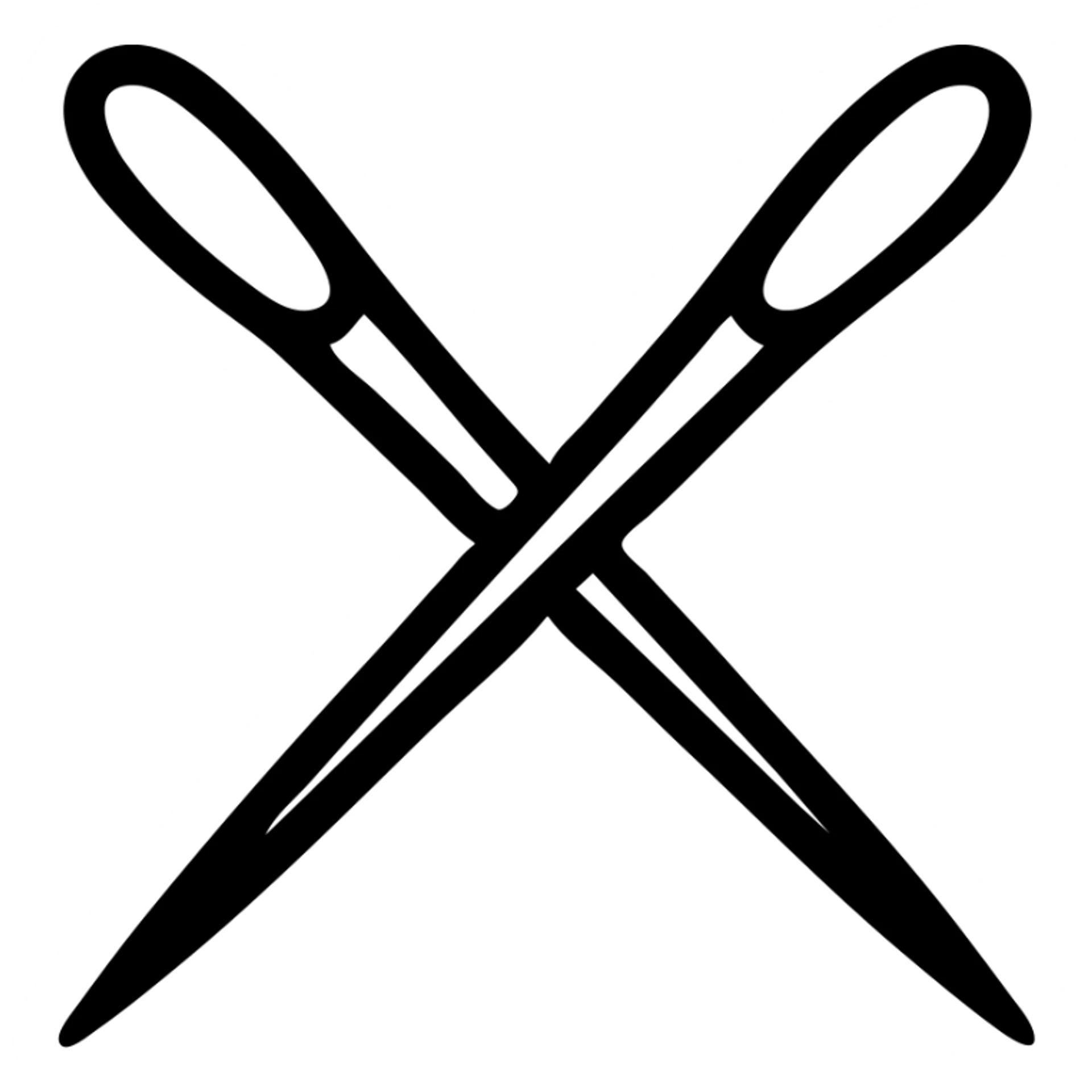 clean and simple icon of an X shape resembling a needle sticker
