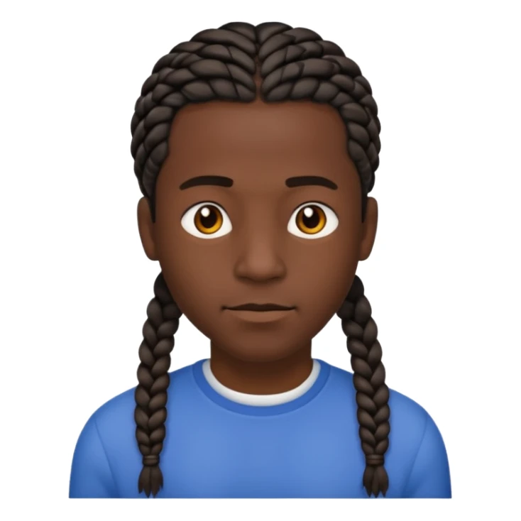 👦🏽 punle trenzas cortas de hombres pero que sea moreno  sticker