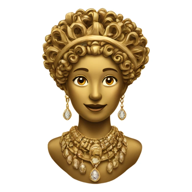 antique gold jewelry sticker