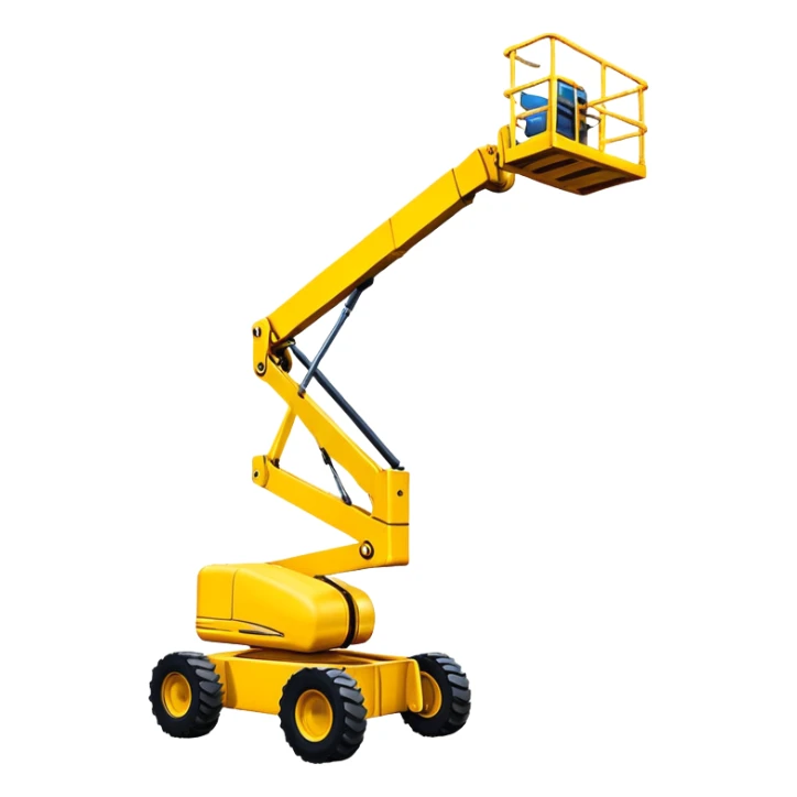Boom lift sticker