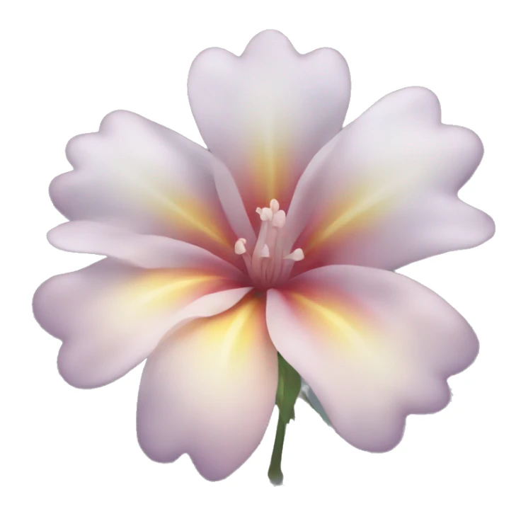 beautiful ethereal flower sticker