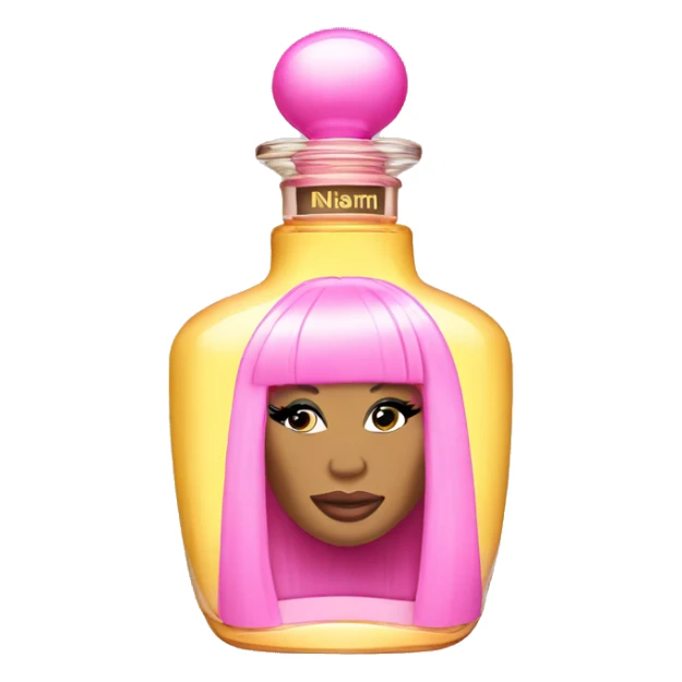 nicki minaj purfume bottle sticker