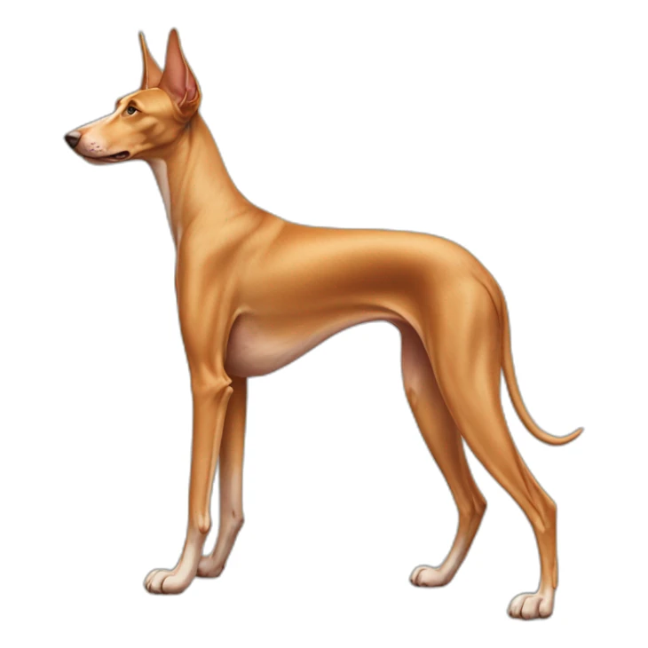 Pharaoh hound dog full body sticker