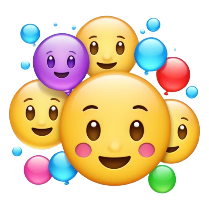 It should say NFAR. It's a term we use at work when advising that a ticket should now be closed and "No Further Action is Required." I want it to look as unprofessional and fun as possible but still with the 4 letters being very readable as an emoji sticker