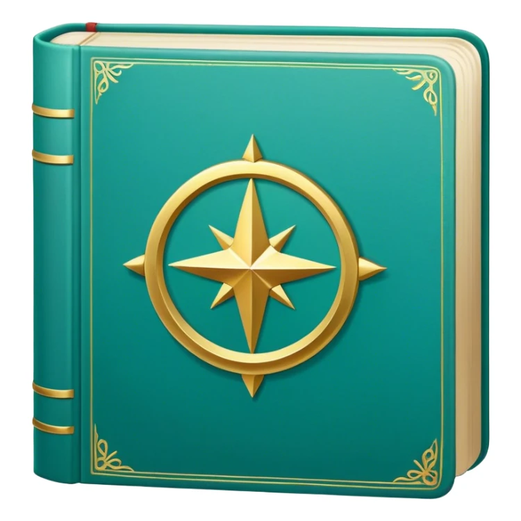 the book of power... greenish blue  sticker