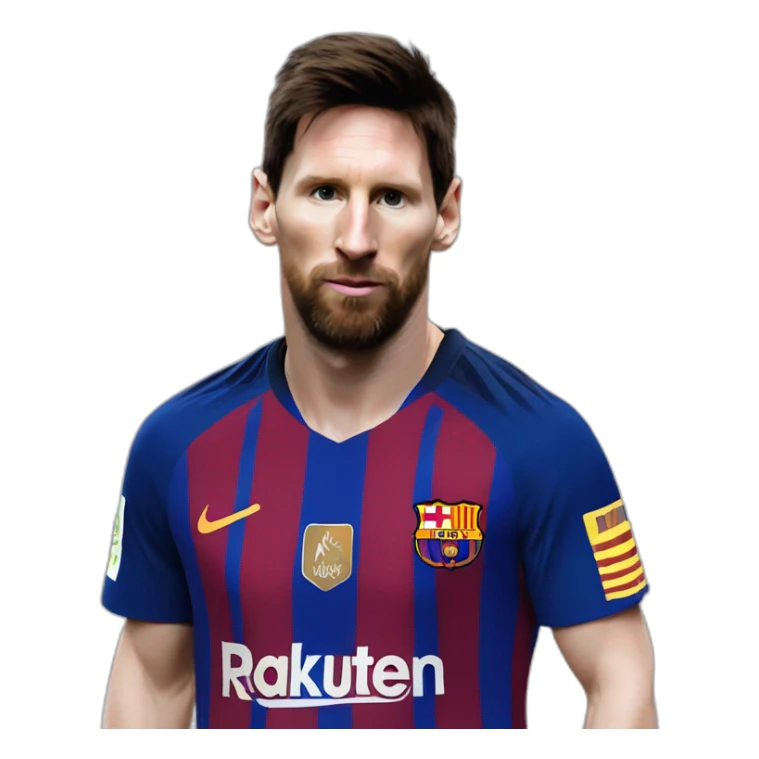 Lionel Messi as a mid face of a goat  sticker