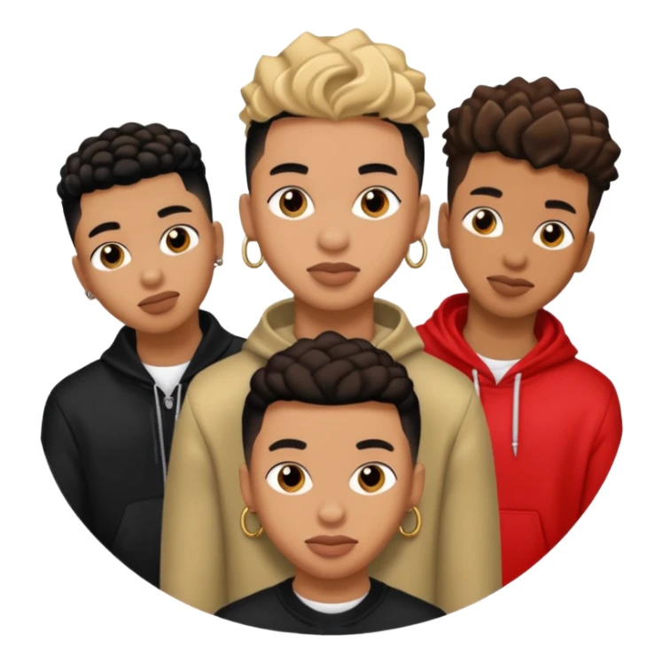 Glam jangle Quale Ricky Shoko, Tay, Tay, Rady Choppa, no Coco V Chucky sticker