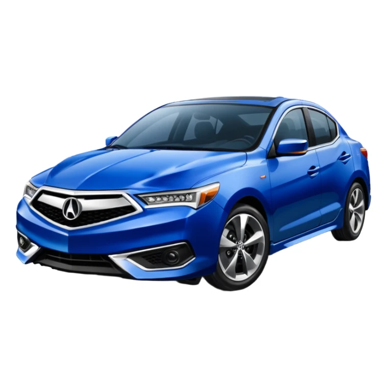Blue Acura ilx 2022 sticker