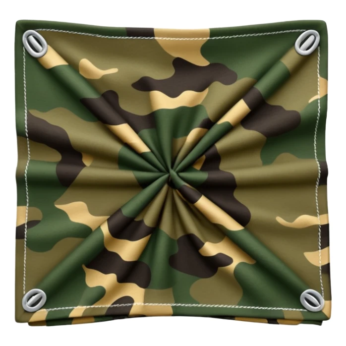 forrest camouflage bandana sticker