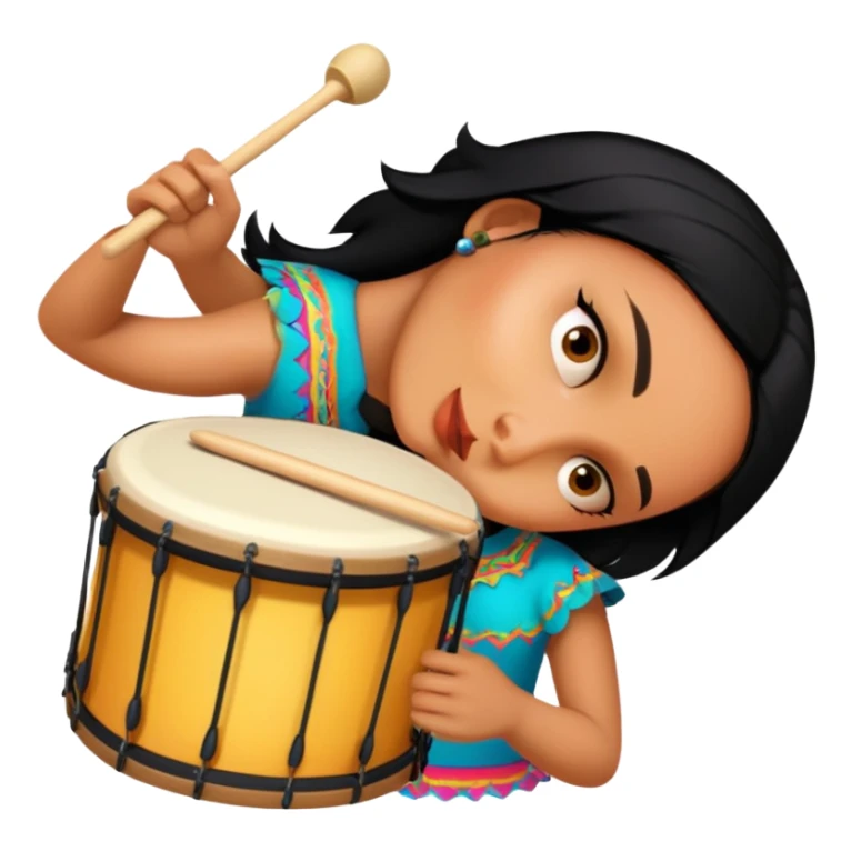 Festive Drummer sticker