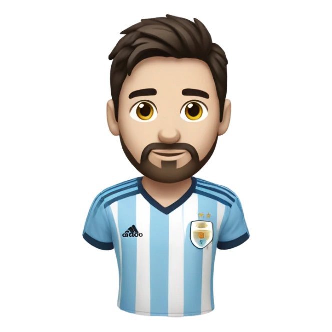 Create an emoji de messi sticker