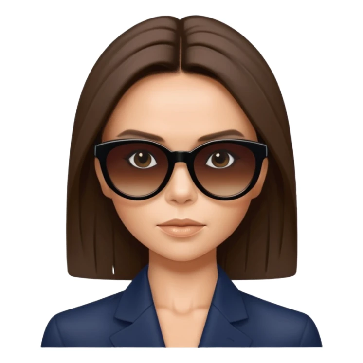 victoria beckham with sunglasses sticker