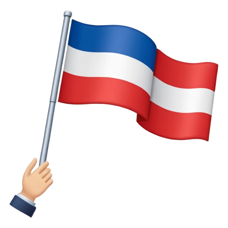 French resistant flag from world war 2 as an emoji sticker
