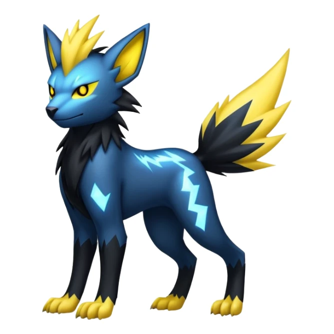 Manectric-Luxray-hybrid-creature sticker