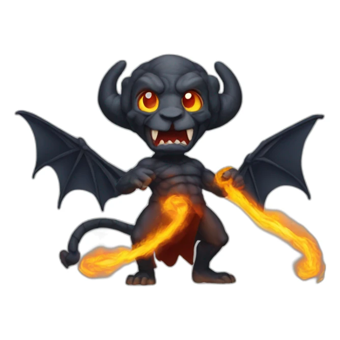 Balrog from the lord of the rings slack emoji sticker