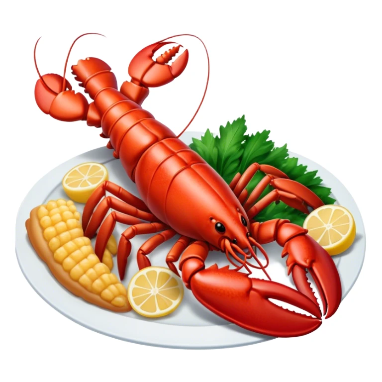Lobster dinner sticker