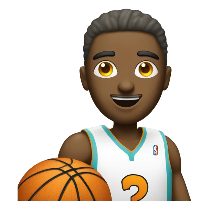 Basketball with money eyes  sticker