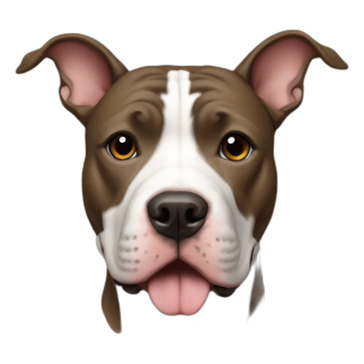 Dog-american-pit-bull-terrier-full-height sticker