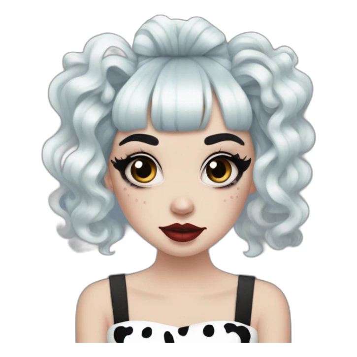 melanie martinez cruella de vil hair sticker