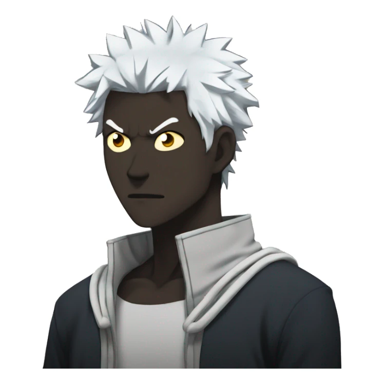 Black flash from jujutsu kaisen sticker