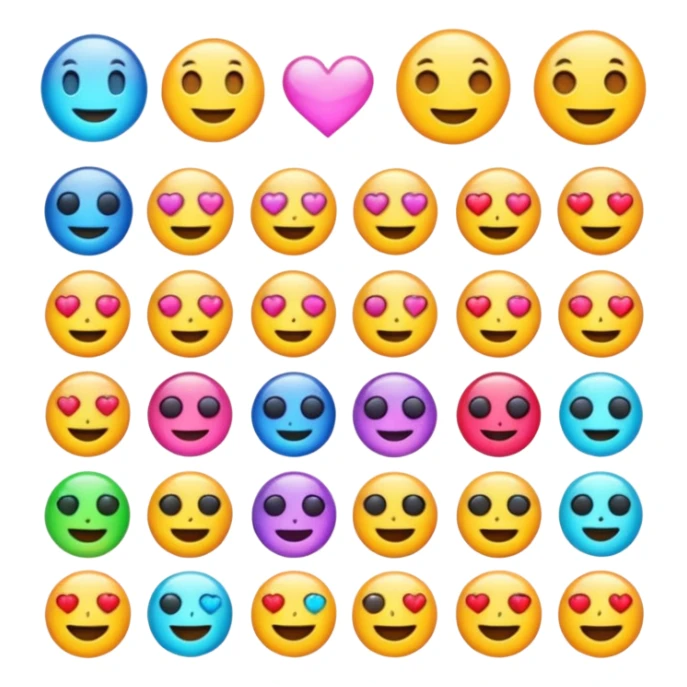 I want pretty aesthetic emojis sticker