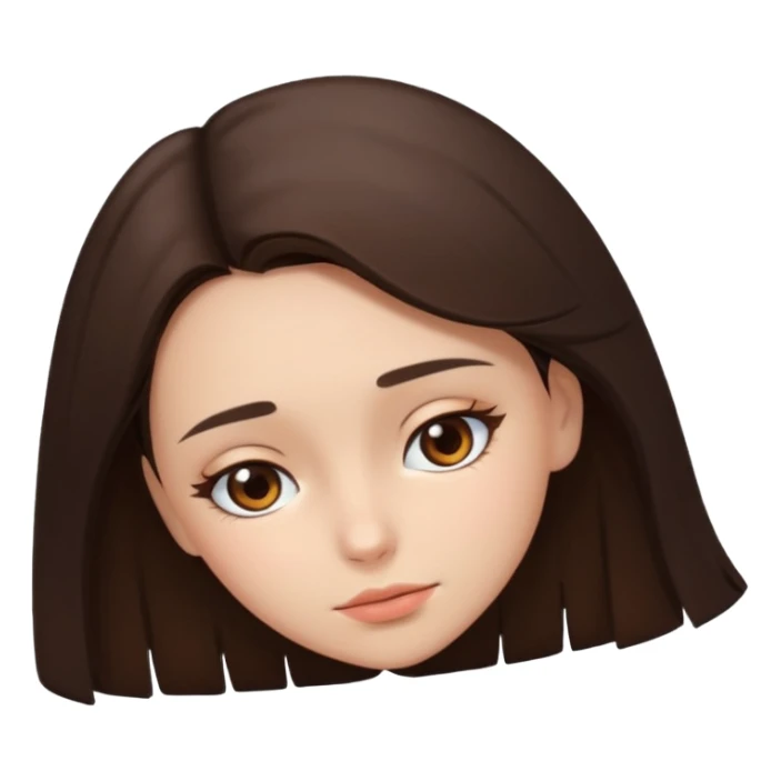 Nude small brunette girl face down ass up sticker