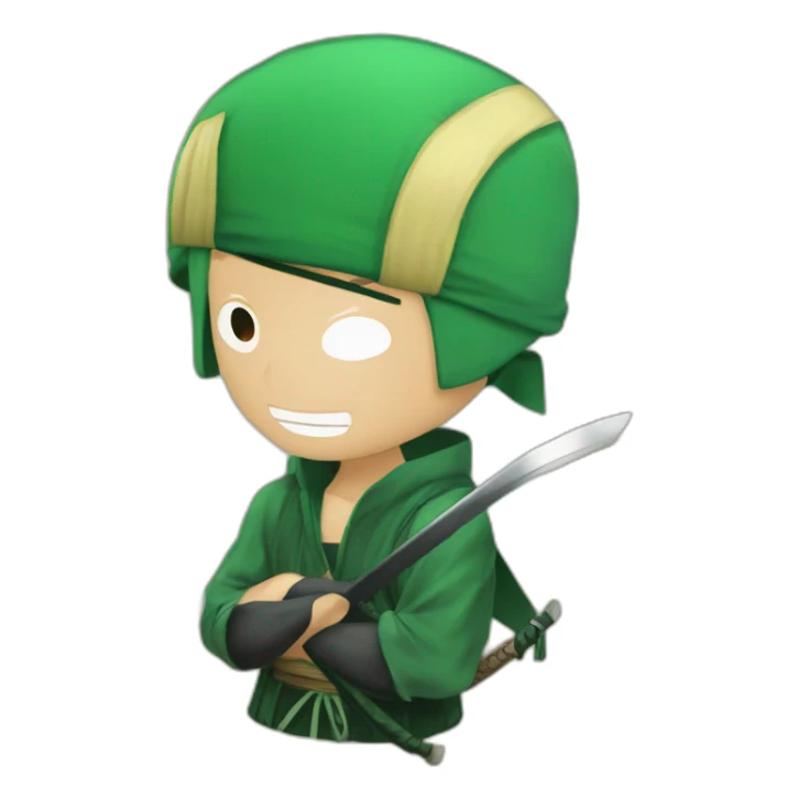 Katan of roronoa zoro sticker