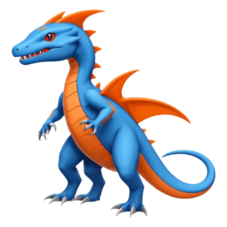 Salandit-Amaura-Salamence-hybrid-fusion (full body) sticker