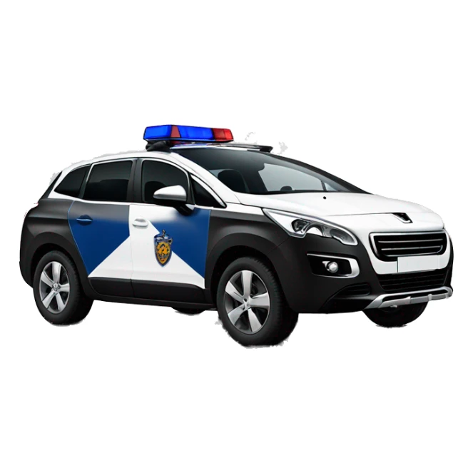 Peugeot 3008 gendarmerie  sticker