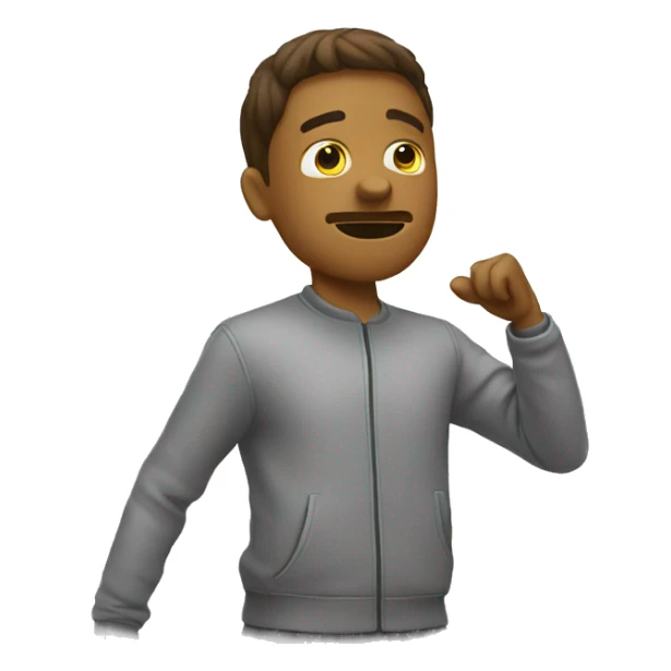 personne qui dab sticker